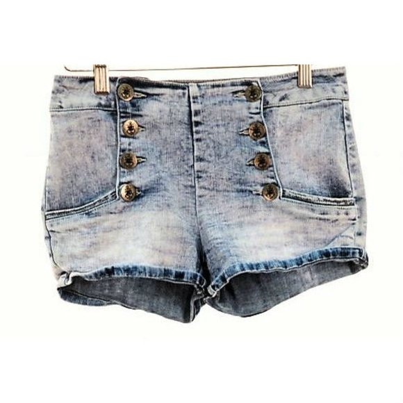 Rue21 Pants - Denim Sailor Style Shorts